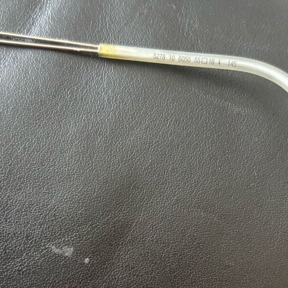 Silhouette Glasses 5278 clear frames rare classic cutout accessory y2k unisex - Picture 6 of 13